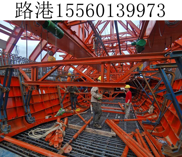 越南25-750吨双梁上行式移动模架 越南25-750吨双梁上行式移动模架