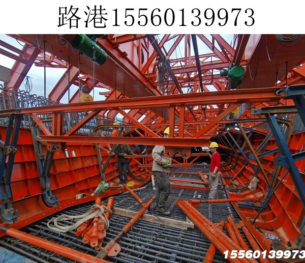 越南25-750吨双梁上行式移动模架